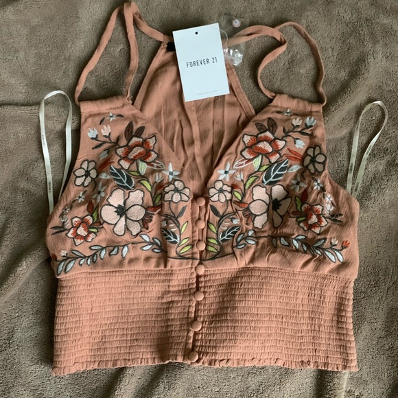 Forever 21 Tops - Forever 21 Embroidered Top